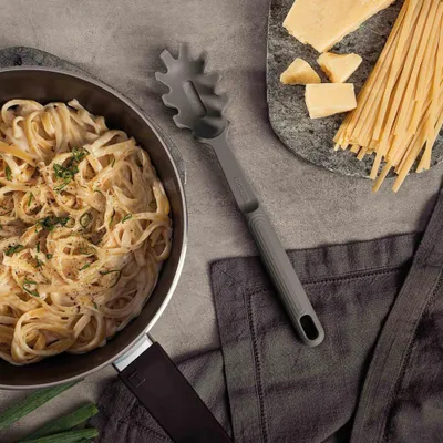 Immagine prodotto di Tramontina SOFTTA Spaghettiheber, Spaghettilöffel, Nudellöffel, Pastaheber, Silikon, 28.7 cm, 25856-160