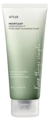 ANUA Heartleaf Quercetinol Pore Deep Cleansing Foam – čisticí pěna 150 ml – obrázek 2