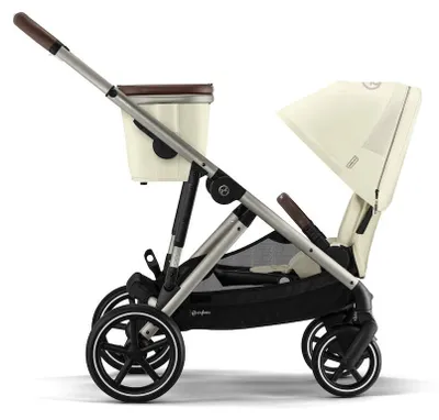 Produktbild von Cybex Gazelle S Kinderwagen inkl. Cot S Babywanne / Kombikinderwagen, Farbe:Seashell / Taupe