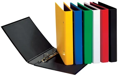 Produktbild von PAGNA Ringbuch "Basic Colours" 2 Bügel Mechanik schwarz