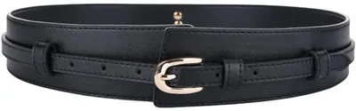 Zdjęcie produktu dla Damski pasek ZI-40026 - Czarny | Elegancki dodatek KP40026