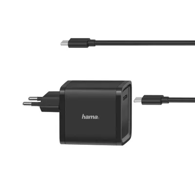 Obrázek produktu pro Univerzální napájecí zdroj pro notebooky HAMA USB-C Power Delivery (PD), 5-20V/45W