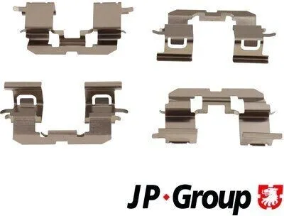 Produktbild von JP GROUP 4864003110 Zubehörsatz Scheibenbremsbelag Vorne für TOYOTA Yaris Schrägheck (P1)