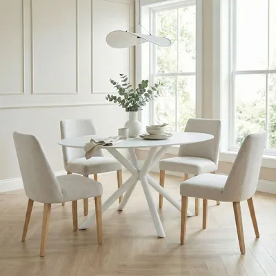 Produktbild von Giga Meubel Esstisch Roxy - Weiß Keramik - 180x90x75cm
