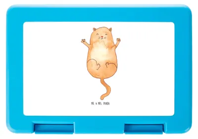 Produktbild von Mr. & Mrs. Panda Bentobox Katze Umarmen - Weiß - Geschenk, Frischhaltedose, Snackbox, Lunchbox, Miau, Katzen, Essensbox, Bento Box, Cats, Haustier, Vorratsbehälter