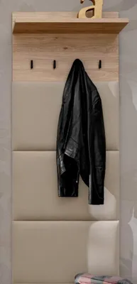 Produktbild von Garderobenpaneel "Collin" in Jackson Eiche Wandgarderobe 60 x 156 cm