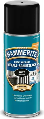 Produktbild von Hammerite Metallschutzlack matt SCHWARZ 400 ml Spray Rostschutz Lackierung Rost