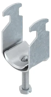Produktbild von NIED Hammerfuss-Bügelschelle 14- B 18 ** 18mm mit Stahldruckwanne für 1 Kabel