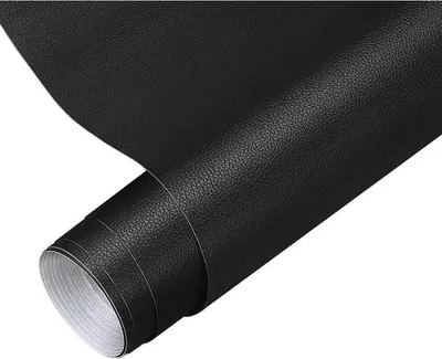 Produktbild von Selbstklebendes Kunstleder, 40 x 150 cm, Lederreparaturset für Sofas, Autositze und Möbel – Schwarz