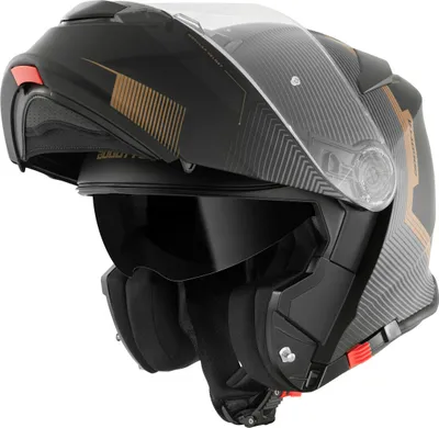 Produktbild von Bogotto H271 Wayke Klapphelm, schwarz matt/braun, L