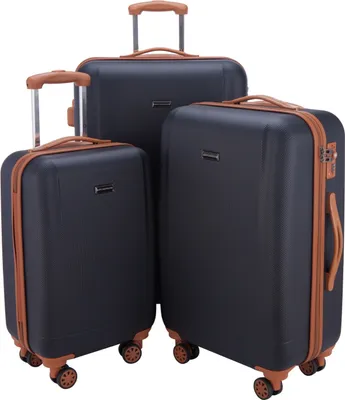 Produktbild von HAUPTSTADTKOFFER - Wannsee - 3er Kofferset Reisegepäck Trolleys Koffer Set 3tlg 4 Rollen, TSA,Dunkelblau