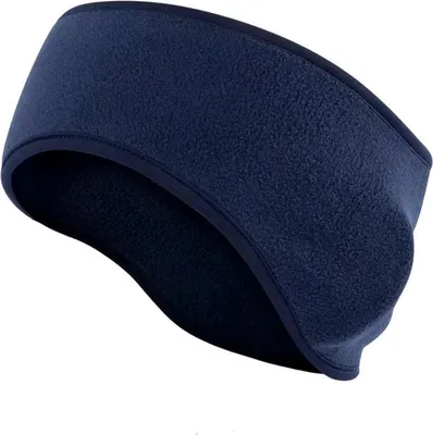 Productafbeelding van CHPN - Haarband - Stirnband - Oorbeschermers - Donkerblauw - Trendy haarband - Trendy stirnband - Haaraccessoire - Fleeceband - Winteraccessoire - Sportband