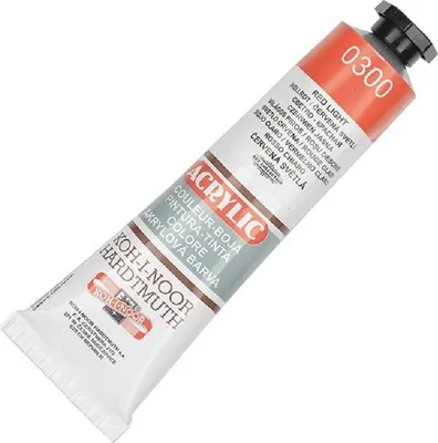 Obrázek produktu pro Koh-i-noor 162714/0300 - akrylová barva 40 ml, světle červená