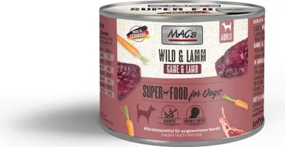 Produktbild von MAC's DOG - Dose 6x200g  |  Wild & Lamm