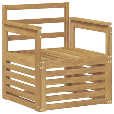Produktbild von vidaXL 2 Stück Outdoor-Sofagarnitur Massivholz Akazie Weiß
