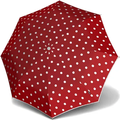 Image de Knirps parapluie canne parapluie T.760 Stick Automatic Dot Art Red rouge