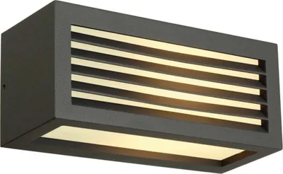 Obrázok produktu pre SLV 232495 BOX-L E27 nástenné svietidlo hranaté antracitové E27 max. 18W