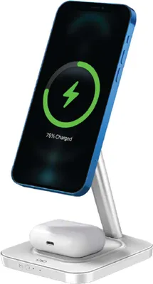 Produktbild von Force Power, 3-in-1 Induktionsladegerät Ständer Kompatibel MagSafe 15W Laden, Weiß