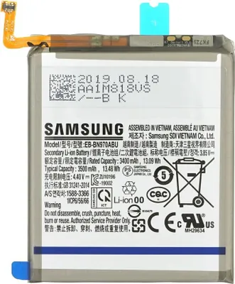 Image de Batterie originale Samsung Galaxy Note 10 SM-N970F EB-BN970ABU 3500mAh GH82-20813A