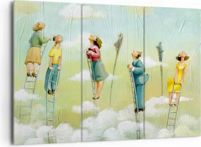 Produktbild von Bild auf Leinwand - Leinwandbild - Abstraktion modern - 165x110cm - Wand Bild - Wanddeko - Leinwanddruck - Bilder - Kunstdruck - Wanddekoration - Leinwand bilder - Wandkunst - CE165x110-3642