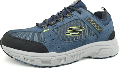 Immagine prodotto di Scarpe da uomo Skechers Oak Canyon, sandali sportivi blu, ideali per il tempo libero e le attività all'aperto