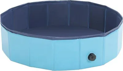 Produktbild von Famanu Hundepool für große und kleine Hunde - Faltbar - 160 cm - Blau