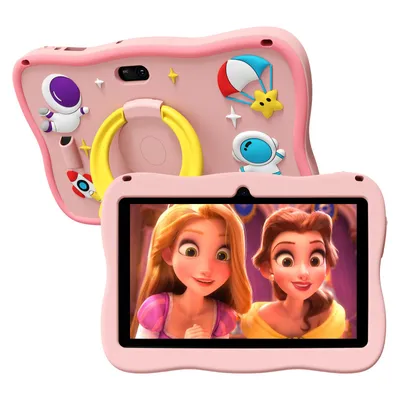 Obrázek produktu pro PRITOM K7 7palcový dětský tablet Android 10 Tablet PC 16GB ROM čtyřjádrové tablety WiFi Tablet pro děti, světle modrá