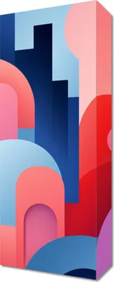 Immagine prodotto di Quadro 20x50 cm Città dei colori