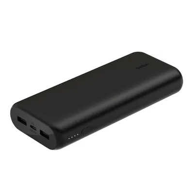 Produktbild von Belkin kompakte 3-Port Powerbank 20.000mAh 20W USB-C/C BPB014btBk