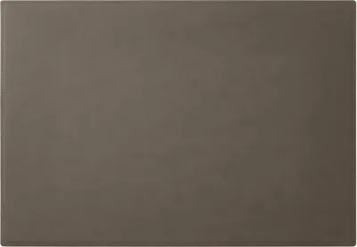 Produktbild von Schreibtischunterlage Leder Taupe Grau cm 65x45 - Eckige Ecken - Handwerkliche Nähte - Hergestellt in Italien