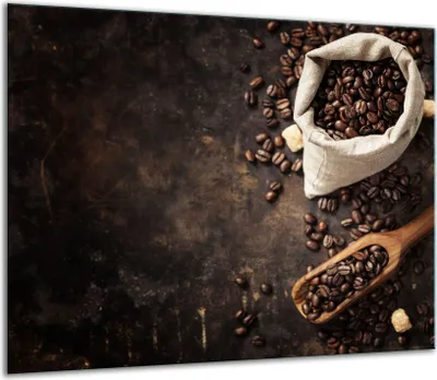 Produktbild von Herdabdeckplatten Glaskeramikkochfeld-Abdeckung Spritzschutz Glas 60x52cm Kaffee