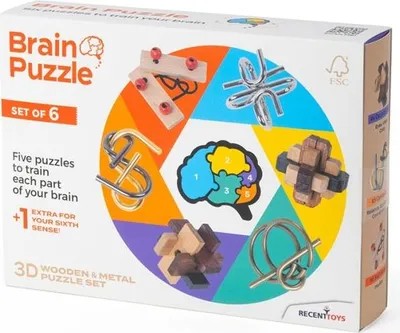 Imagen del producto de Juego de rompecabezas Brainteaser, modelo reciente