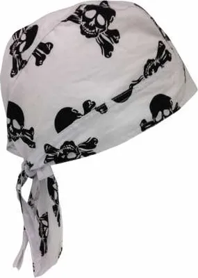 Produktbild von Bandana Kopftuch mit Totenköpfen, Bandana Headscarf with Skulls, Pañuelo pañuelo Con Calaveras, Foulard Bandana Avec des crânes