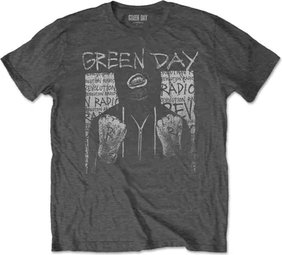 Immagine prodotto di Green Day - Maglietta "Ski Mask" per uomo/donna Unisex RO2120 (L) (Antracite)