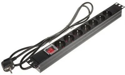 Zdjęcie produktu dla Listwa zasilająca 7 gniazd PD-7/R-N