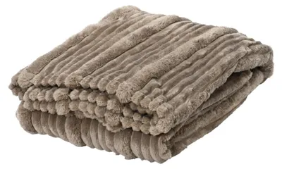 Immagine prodotto di Coperta coccolosa grigia Altezza 1 cm Larghezza 130 cm Lunghezza 170 cm - Poliestere