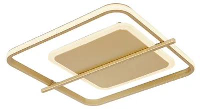 Produktbild von LED Deckenleuchte, Metall, Goldfarben, L 40 cm