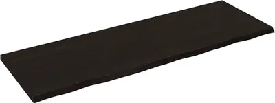 Obrázok produktu pre vidaXL Vanity top tmavohnedý 180x60x(2-4)cm masívne drevo