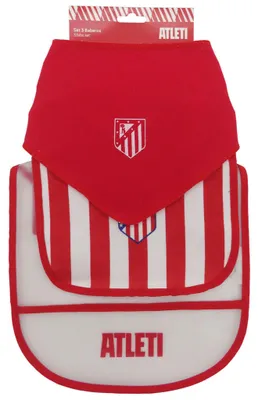 Immagine prodotto di Set di bavaglini Atletico Madrid con 3 bavaglini