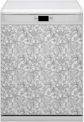 Produktbild von Magnetmatte Geschirrspüle Abwaschbar Küche Magnete  Nachbildung 60x80 cm  - Gezogene Blätter