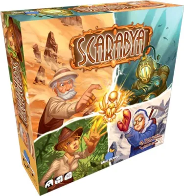 Produktbild von Blue Orange Scarabya, Brettspiel, Puzzle, Familienspiel