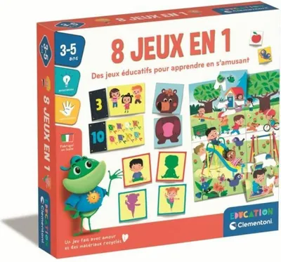 Immagine prodotto di Gioco educativo Clementoni 8 jeux en 1 (FR)