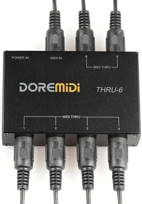 Produktbild von THRU-6 MIDI Box MIDI Konverter Schnittstelle Standard Fünf-poliger Schnittstellenadapter