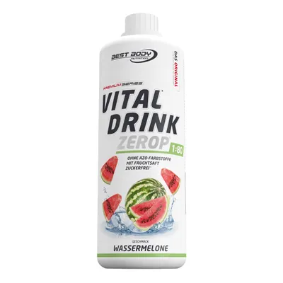 Produktbild von Best Body Nutrition - Vital Drink Zerop - 1000 ml Flasche, 1 x 1000 ml Flasche, Geschmack: Wassermelone