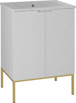 Produktbild von Waschtischunterschrank 60.6cm Daria, Weiß