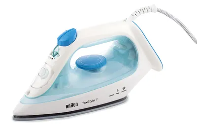 Immagine prodotto di Braun SI3053 Dampfbügeleisen Textstyle3 Ceramic Bügelsohle 2400 W weiß/blau 300194 8021098270696