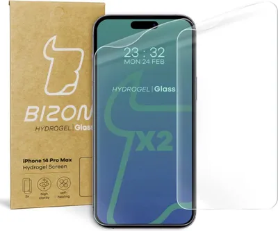 Produktbild von Bizon Glass Hydrogel Apple iPhone 14 Pro Max [2 PACK]