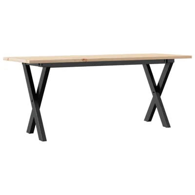 Zdjęcie produktu dla Stolik kawowy z nogami w kształcie litery X, 110x40x45 cm