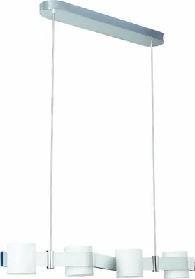 Produktbild von Massive Pendelleuchte 405971110, Flexible Halterung, Chrom, Weiß, Metall, Glas, Schlafzimmer, Wohnzimmer