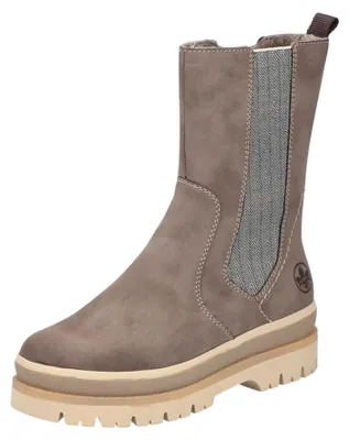 Produktbild von Rieker Damen Stiefelette Chelsea-Boot mit Plateausohle Y6280, Größe:40 EU, Farbe:Braun